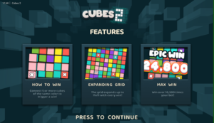 cubes 2 slot hacksaw gaming